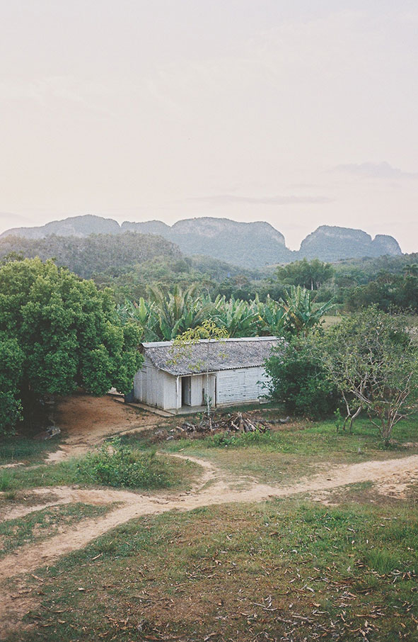 House in a field in Viñales, Cuba